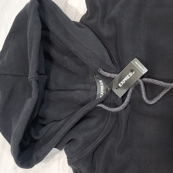 Men's Express Hoddie Pullover Black Jacket. L - Picture 6 of 11